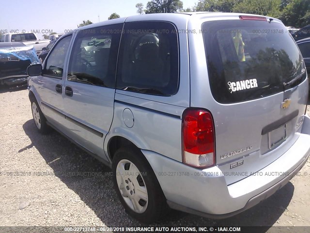 1GNDU23107D216706 - 2007 CHEVROLET UPLANDER LS 蓝色 照片 3