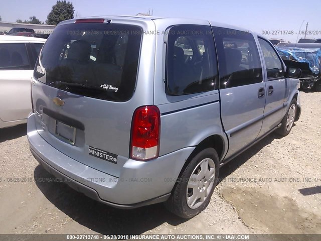 1GNDU23107D216706 - 2007 CHEVROLET UPLANDER LS 蓝色 照片 4