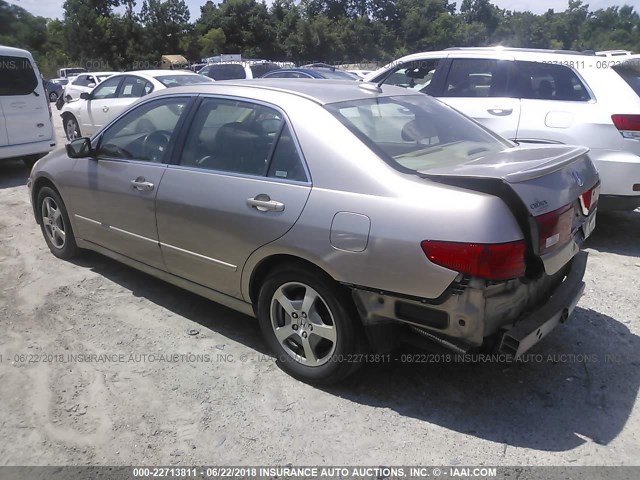 JHMCN36455C003362 - 2005 HONDA ACCORD HYBRID GOLD photo 3