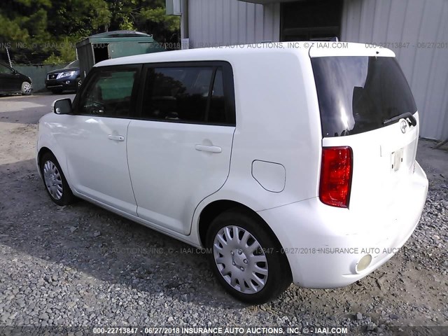 JTLKE50E581043147 - 2008 TOYOTA SCION XB 白色 照片 3