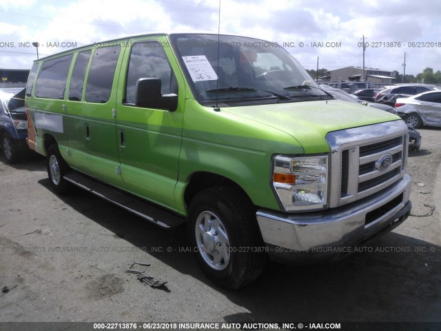 1FBSS3BL6ADA90359 - 2010 FORD ECONOLINE E350 SUPER DUTY WAGON WHITE photo 1