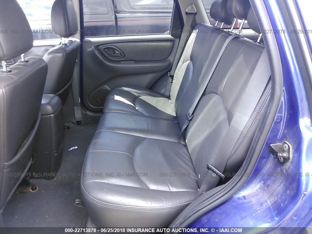 4F2CZ96195KM16471 - 2005 MAZDA TRIBUTE S BLUE photo 8