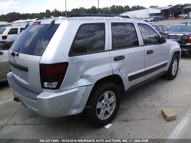 1J4GR48K55C508658 - 2005 JEEP GRAND CHEROKEE LAREDO/COLUMBIA/FREEDOM 银色 照片 4
