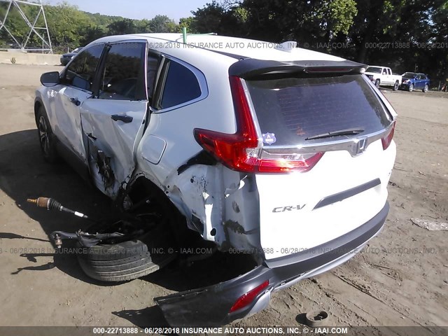 2HKRW6H32HH200528 - 2017 HONDA CR-V LX WHITE photo 3