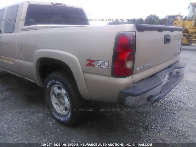 1GCEK19B45E157647 - 2005 CHEVROLET SILVERADO K1500 GOLD photo 6