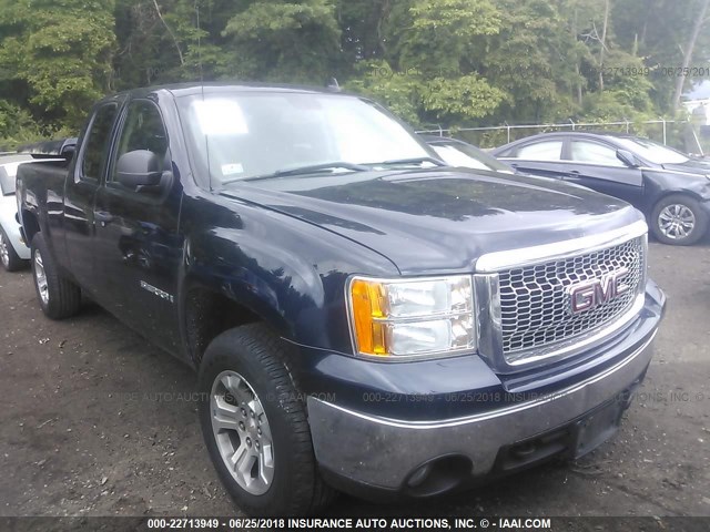 1GTEK19J77E576828 - 2007 GMC NEW SIERRA K1500 BLUE photo 1