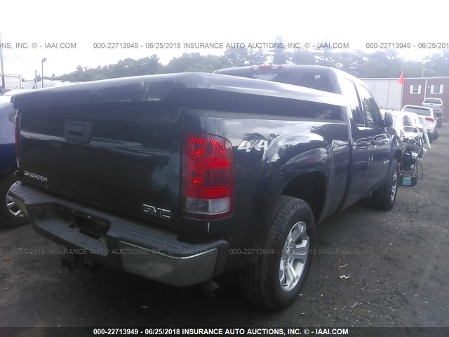 1GTEK19J77E576828 - 2007 GMC NEW SIERRA K1500 BLUE photo 4