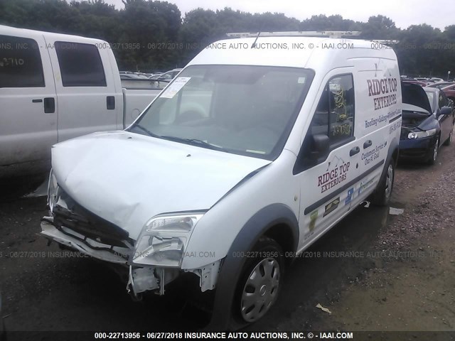 NM0LS7CN7CT109000 - 2012 FORD TRANSIT CONNECT XL WHITE photo 2