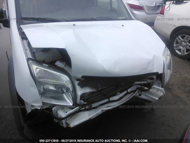 NM0LS7CN7CT109000 - 2012 FORD TRANSIT CONNECT XL WHITE photo 6