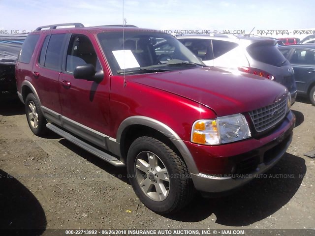 1FMDU74W03UB54696 - 2003 FORD EXPLORER EDDIE BAUER RED photo 1