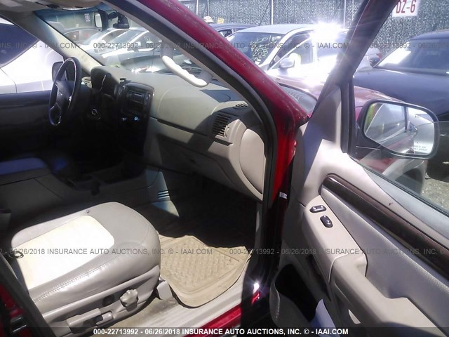 1FMDU74W03UB54696 - 2003 FORD EXPLORER EDDIE BAUER RED photo 5