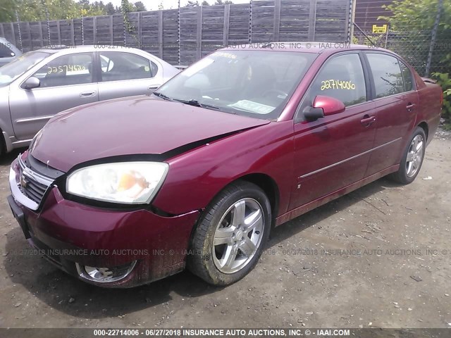 1G1ZU53846F207399 - 2006 CHEVROLET MALIBU LTZ 红色 照片 2