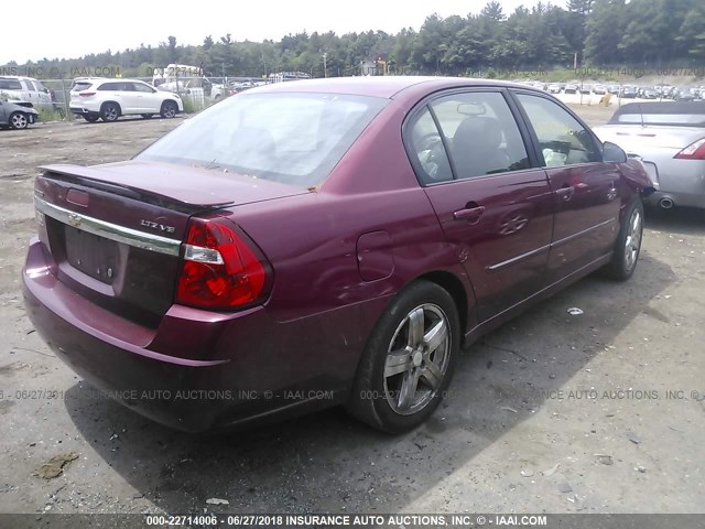 1G1ZU53846F207399 - 2006 CHEVROLET MALIBU LTZ 红色 照片 4