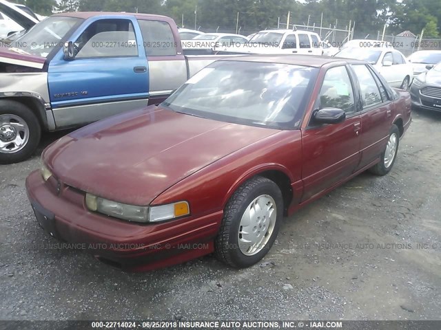 1G3WH52M1TF325693 - 1996 OLDSMOBILE CUTLASS SUPREME SL 红色 照片 2