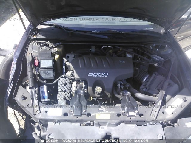 2G1WX15K719351851 - 2001 CHEVROLET MONTE CARLO SS ლურჯი ფოტო 10