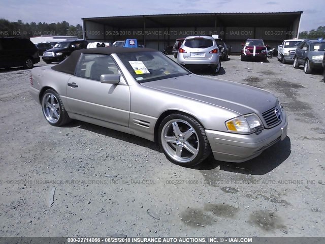 WDBFA67F1WF163054 - 1998 MERCEDES-BENZ SL 500 TAN photo 1