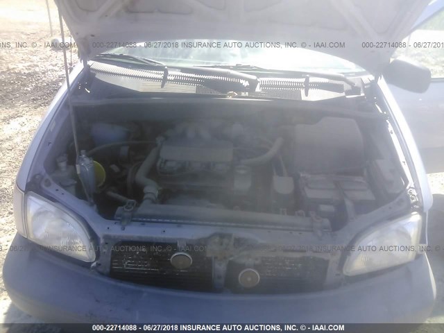 4T3ZF13C4WU050776 - 1998 TOYOTA SIENNA LE/XLE PURPLE photo 10