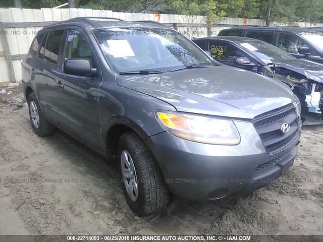 5NMSG13D09H255074 - 2009 HYUNDAI SANTA FE GLS GRAY photo 1