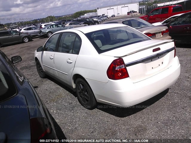 1G1ZT52825F103254 - 2005 CHEVROLET MALIBU LS თეთრი ფოტო 3