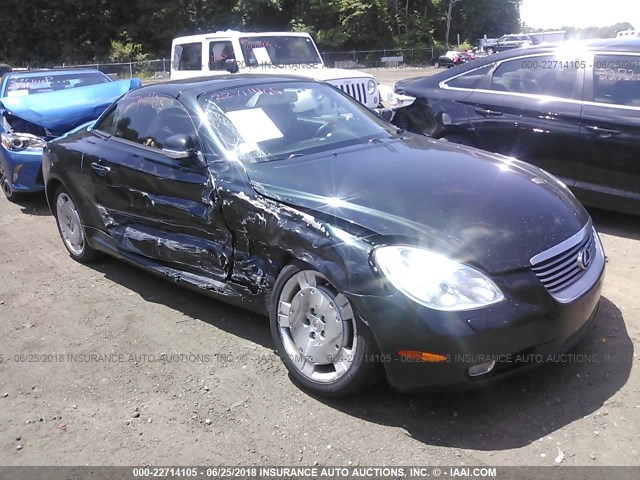 JTHFN48Y130045903 - 2003 LEXUS SC 430 GREEN photo 1