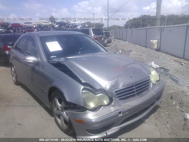 WDBRF52H06F742246 - 2006 MERCEDES-BENZ C GENERATION 2006 230 SILVER photo 1