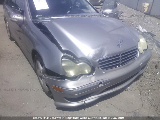 WDBRF52H06F742246 - 2006 MERCEDES-BENZ C GENERATION 2006 230 SILVER photo 6