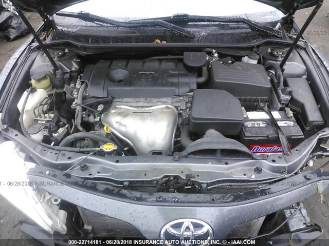 4T4BF3EK6BR119641 - 2011 TOYOTA CAMRY SE/LE/XLE GRAY photo 10