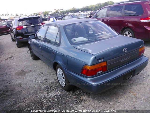 2T1AE09B4SC134108 - 1995 TOYOTA COROLLA LE/DX 绿色 照片 3