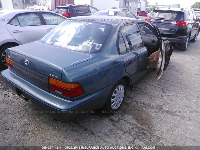 2T1AE09B4SC134108 - 1995 TOYOTA COROLLA LE/DX 绿色 照片 4