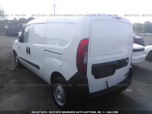 ZFBERFAT2G6B23562 - 2016 RAM PROMASTER CITY  WHITE photo 3