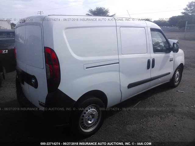 ZFBERFAT2G6B23562 - 2016 RAM PROMASTER CITY  WHITE photo 4