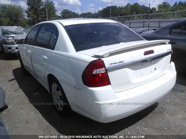1G1ZT58N08F147593 - 2008 CHEVROLET MALIBU LT/CLASSIC WHITE photo 3