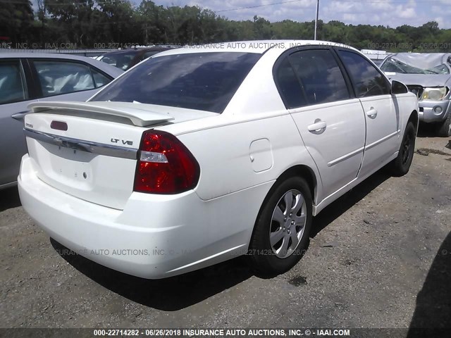 1G1ZT58N08F147593 - 2008 CHEVROLET MALIBU LT/CLASSIC WHITE photo 4