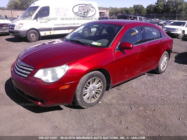 1C3LC56B09N543704 - 2009 CHRYSLER SEBRING TOURING/LIMITED RED photo 2