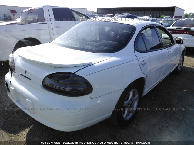 1G2WK52J61F254337 - 2001 PONTIAC GRAND PRIX SE WHITE photo 4