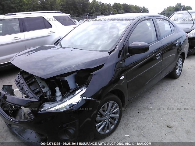 ML32F3FJ4JHF02463 - 2018 MITSUBISHI MIRAGE G4 ES Qara foto 2