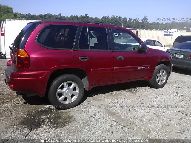 1GKDS13SX22284151 - 2002 GMC ENVOY BURGUNDY photo 4