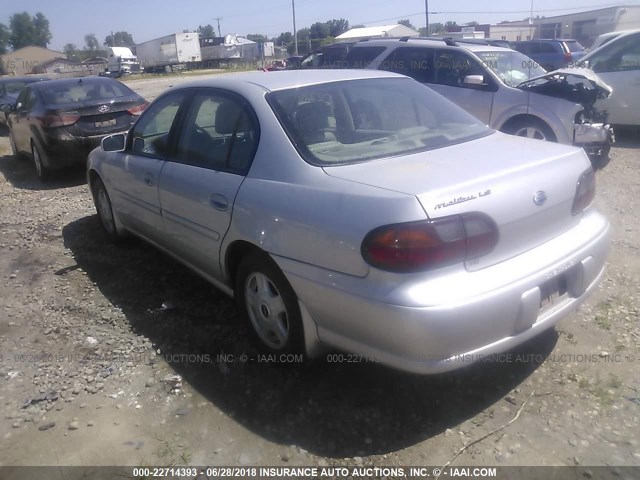 1G1NE52J416173716 - 2001 CHEVROLET MALIBU LS 灰色 照片 3