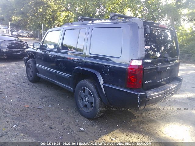 1J8HG48K27C536915 - 2007 JEEP COMMANDER Qara foto 3