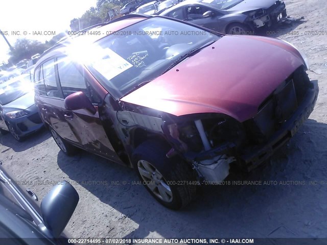 KNAFG526787181778 - 2008 KIA RONDO LX/EX ORANGE photo 1