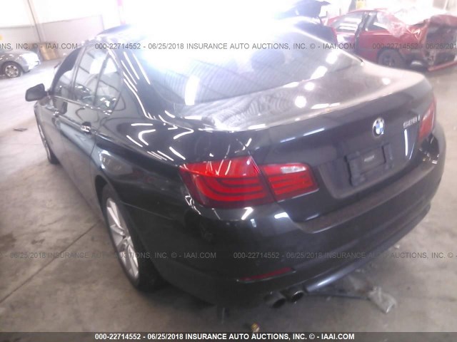 WBAXH5C57CDW09852 - 2012 BMW 528 XI BLACK photo 3