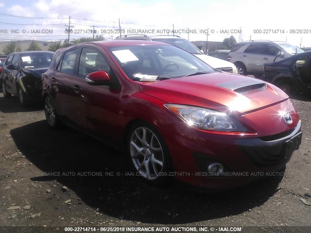 JM1BL1H40A1317687 - 2010 MAZDA SPEED 3 RED photo 1