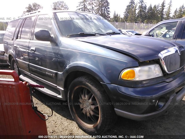 5LMFU28R91LJ32888 - 2001 LINCOLN NAVIGATOR BLUE photo 1