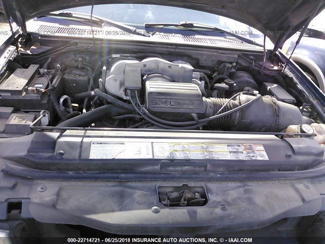 5LMFU28R91LJ32888 - 2001 LINCOLN NAVIGATOR BLUE photo 10