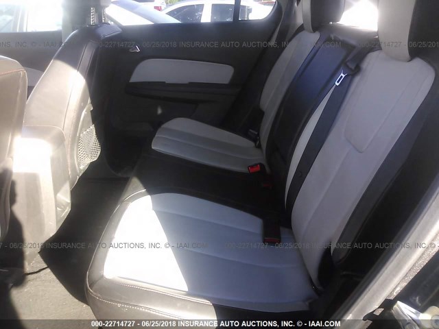 2GNFLGE32D6181412 - 2013 CHEVROLET EQUINOX LTZ GRAY photo 8