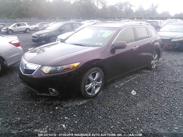 JH4CW2H60CC004115 - 2012 ACURA TSX TECH RED photo 2