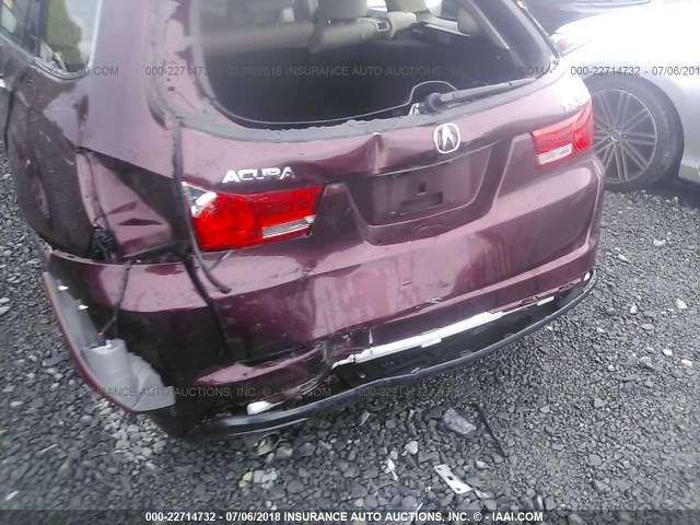 JH4CW2H60CC004115 - 2012 ACURA TSX TECH RED photo 6