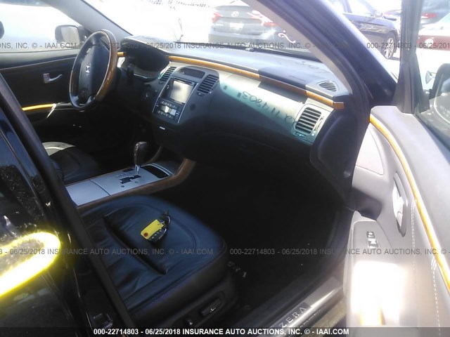 KMHFC46FX7A239186 - 2007 HYUNDAI AZERA SE/LIMITED BLACK photo 5