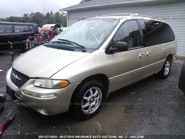 1C4GP64LXXB844613 - 1999 CHRYSLER TOWN & COUNTRY LIMITED GOLD photo 2