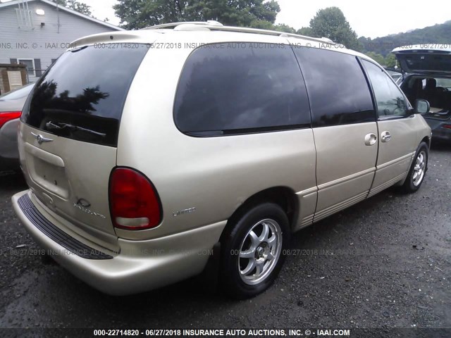 1C4GP64LXXB844613 - 1999 CHRYSLER TOWN & COUNTRY LIMITED GOLD photo 4